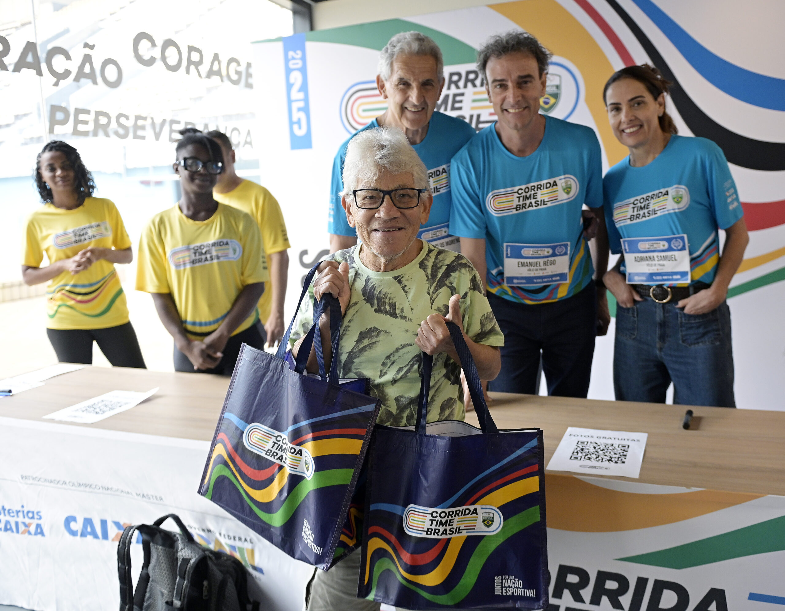Corrida Time Brasil inicia clima olímpico com entrega de kits e atrações no CT do COB na sexta e no sábado